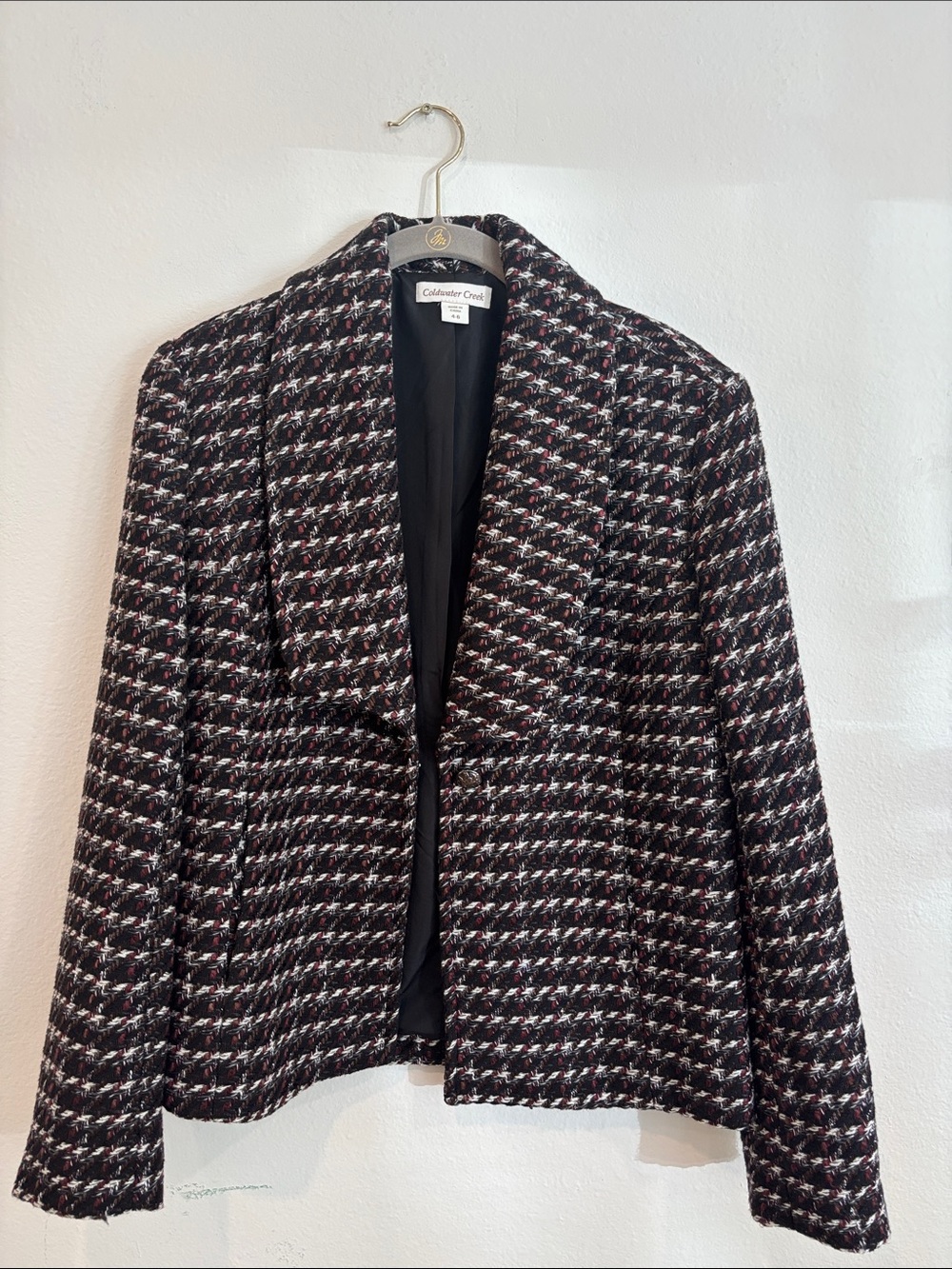 Cold water Creek Tweed Blazer. Size 4-6